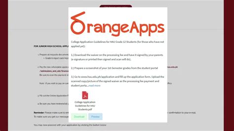 portal hau|Online Application .